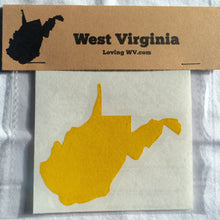 Load image into Gallery viewer, West Virginia State Vinyl Decal - Loving West Virginia (LovingWV)