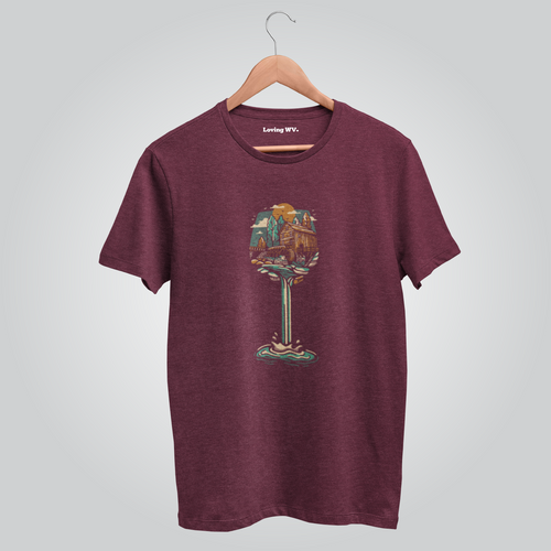 Babcock Wine Glass - Unisex Fit Shirt