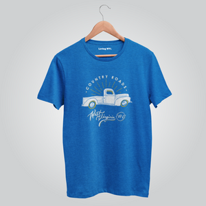 Country Roads Truck Shirt - Blue