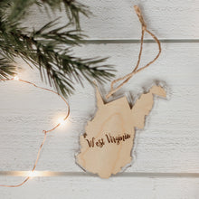 Load image into Gallery viewer, West Virginia Script Ornament