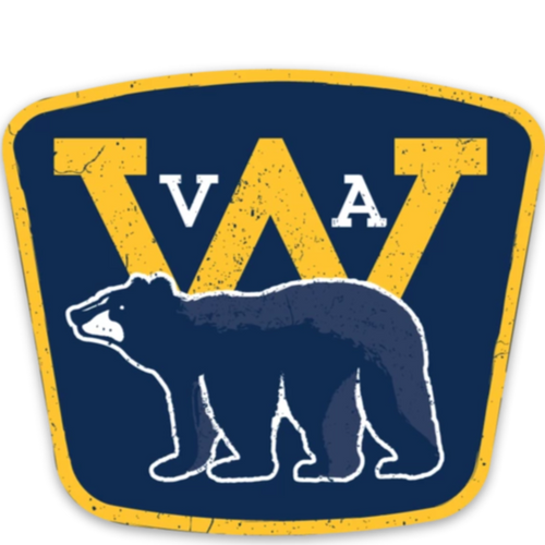 Black Bear Seal Sticker - Loving West Virginia (LovingWV)