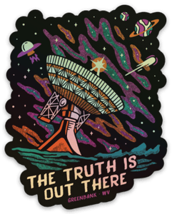 The Truth Is Out There - Holographic - Sticker