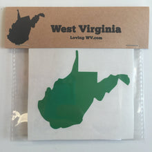 Load image into Gallery viewer, West Virginia State Vinyl Decal - Loving West Virginia (LovingWV)