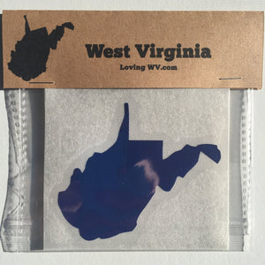 West Virginia State Vinyl Decal - Loving West Virginia (LovingWV)