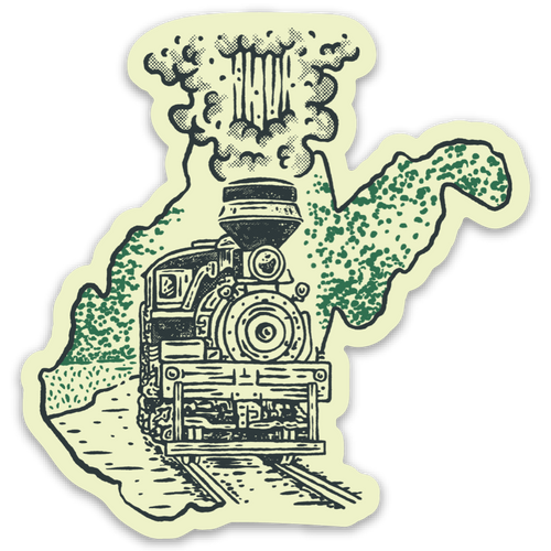 Cass Coal Train - Sticker