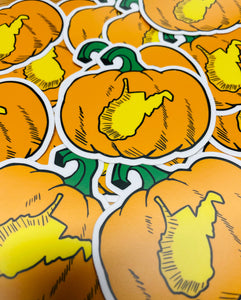 WV Pumpkin - Sticker