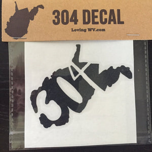 304 Decal - Loving West Virginia (LovingWV)