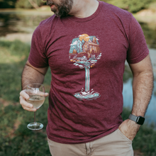 Load image into Gallery viewer, Babcock Wine Glass - Unisex Fit Shirt