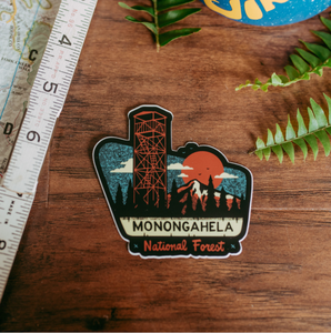 Monongahela Fire Tower - Sticker