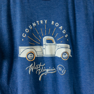 Country Roads Truck Shirt - Blue