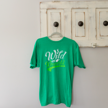 Load image into Gallery viewer, Wild &amp; Wonderful Script Green Shirt