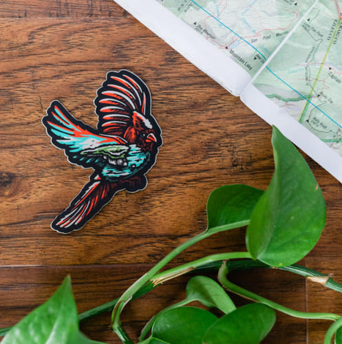 Long Point Cardinal - Sticker