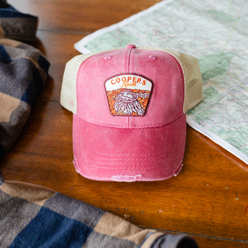 Coopers Rock Distressed Patch Hat