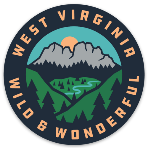 Wild & Wonderful Scenery Sticker - Loving West Virginia (LovingWV)