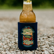 Load image into Gallery viewer, New River Gorge Beer Embroidered Can Cooler - Loving West Virginia (LovingWV)
