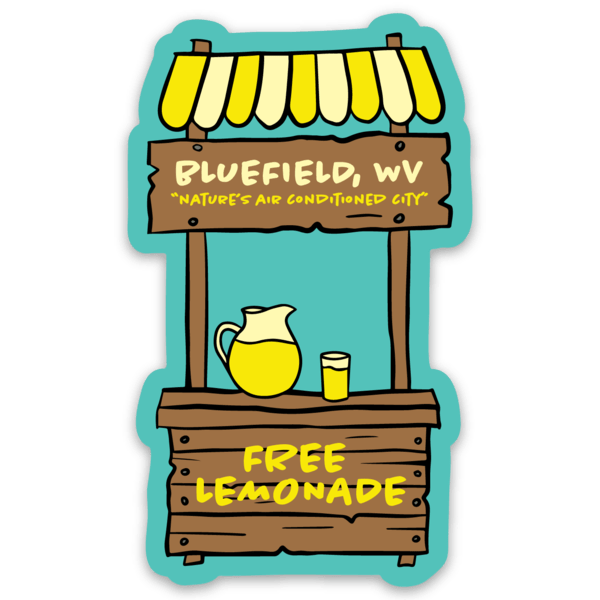 Bluefield Lemonade Stand - Sticker