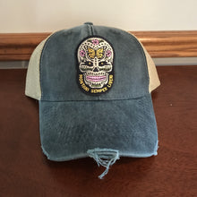 Load image into Gallery viewer, Sugar Skull Patch Hat - Loving West Virginia (LovingWV)